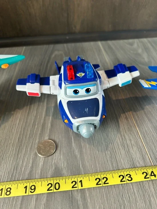 Super Wings Transforming Airplanes Lot of 4 Figures | Kids Toy Set - Picture 14 of 15